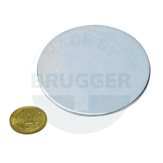 Disques en métal avec adhésif double face (3M Scotch-Mount 4032) | © Brugger GmbH