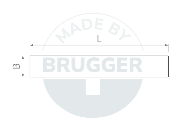 technische Zeichnung Metallleisten | © Brugger GmbH